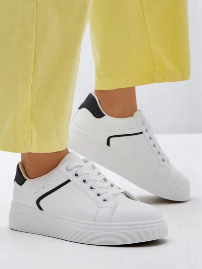 Royalfashion Women's sports sneakers on thick soles Uensi