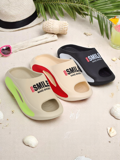 Royal Fashion Universal Rubber Flip-Flops Super Smile
