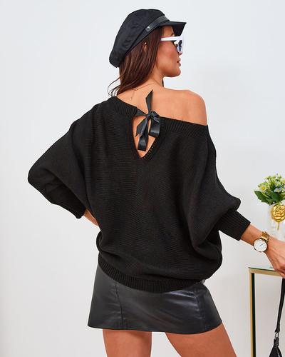 Royalfashion Black Women's Sweater