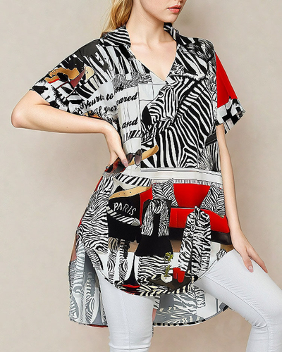 Royalfashion Женская узорчатая туника