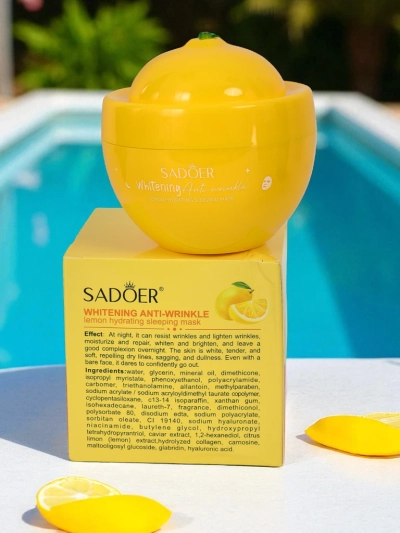 Aurelia Lemon Hydratica Maskë Kundër Rrudhave me Ekstrakt Limoni 120ml