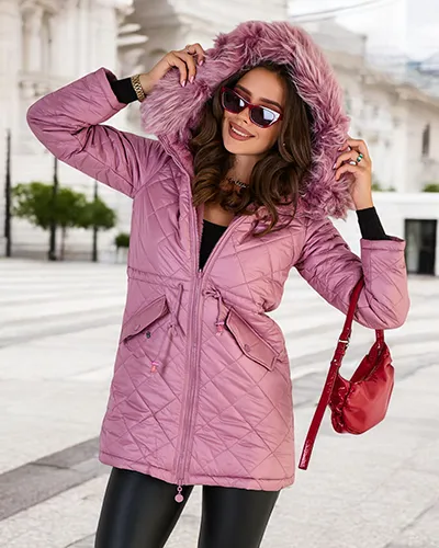 Royalfashion Women's double-sided jacket in pink