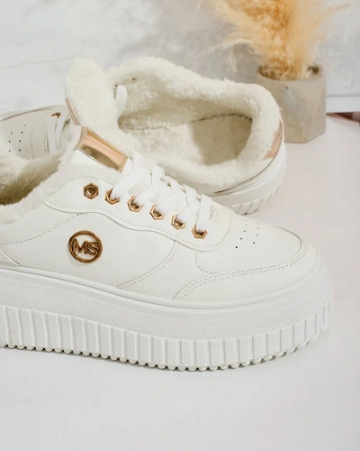 Royalfashion Siltas sieviešu kedas ar kažokādu Sofi