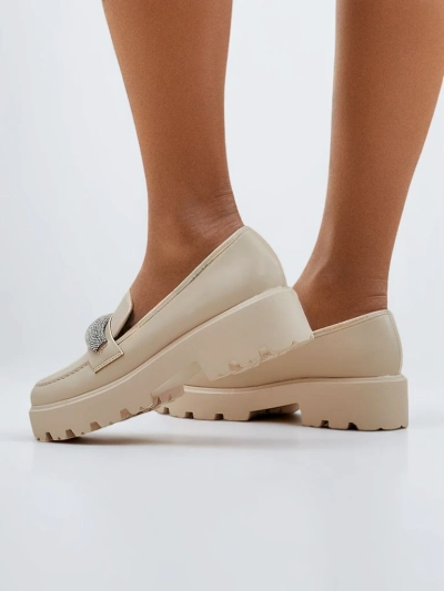 Royalfashion Women's moccasins with zircons Emerne