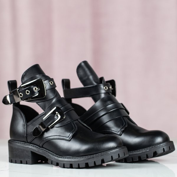 Black flat heels Loca - Shoes 1