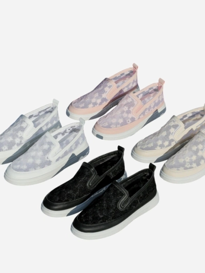 Royalfashion Женские сетчатые лоферы с цветами Emzos