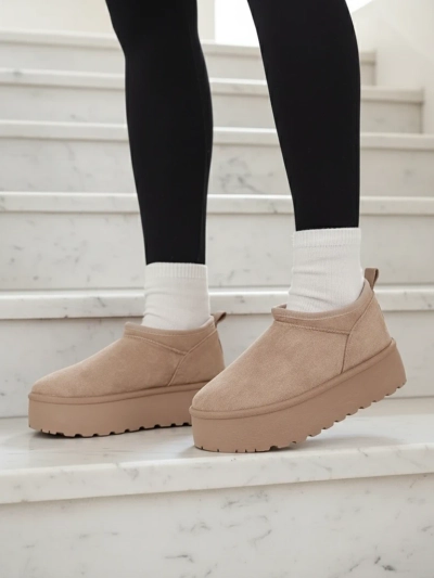 Royalfashion Sieviešu īsie zābaki a'la sniega zābaki Ozozi