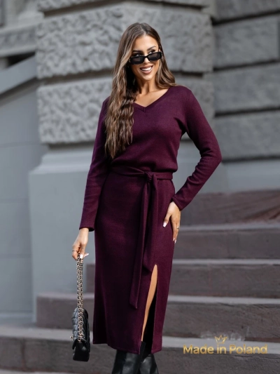 Viscose Women's Midi Sweater Dress