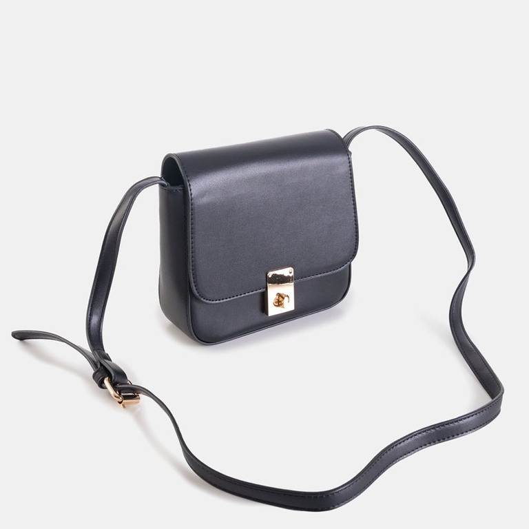 Black messenger shoulder bag - Accessories