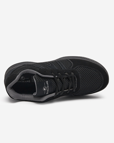 Black and gray Baikisor men's sports shoes - Footwear
