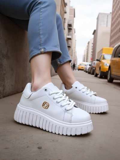 Royalfashion Women's Platform Sneakers Zolio