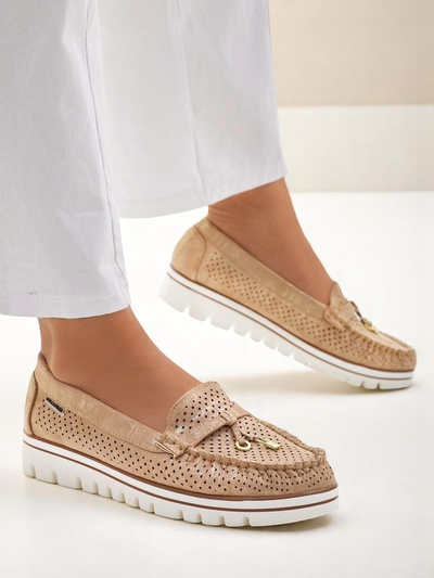 Royalfashion Ladies' perforated moccasins Elissas
