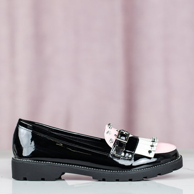 Black moccasins with Gwadalaha ornaments - Footwear