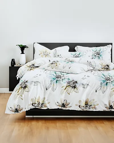 Royalfashion Rakstainā gultas veļa 160x200 komplekts 4 DAĻAS