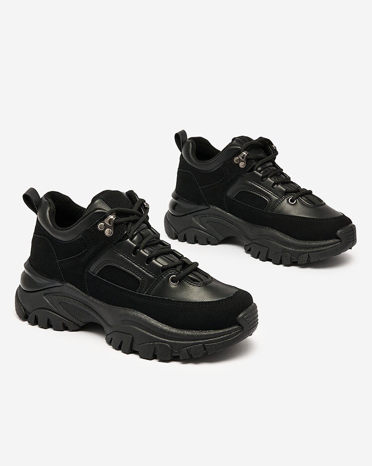 Royalfashion Melnas sieviešu kedas Aherot