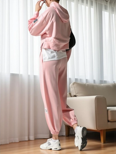 Royalfashion Women's cotton set with a shirt-like insert