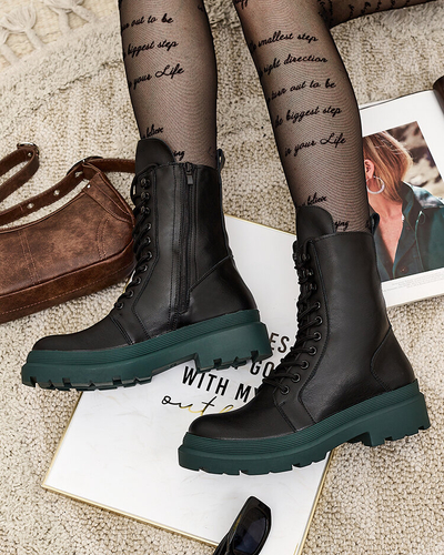 Royalfashion Eko ādas sieviešu bagger zābaki Vederme