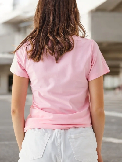 Royalfashion Women's Cotton T-Shirt Bunny Say Be Real