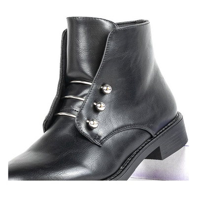 Black women&#39;s flat heel boots Retorena - Footwear 1