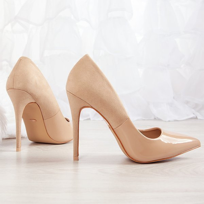 Beige Jasmina stilettos - Shoes 1