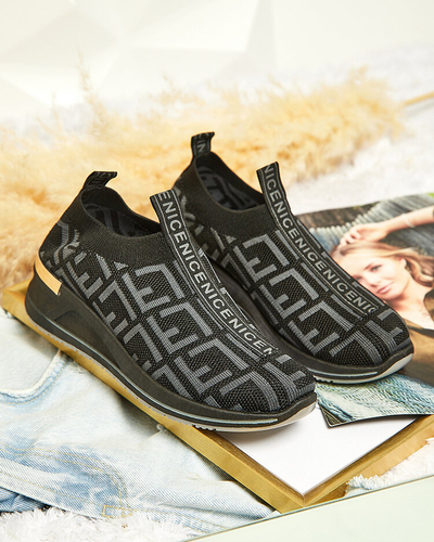 Royalfashion Женские спортивные туфли-слипы с принтом Wecalle