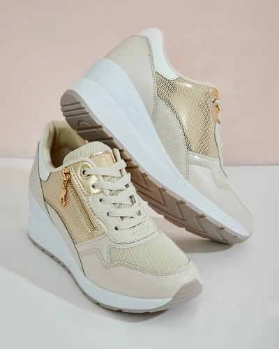 Royalfashion Women's sporty sneakers on a Nentas catskin