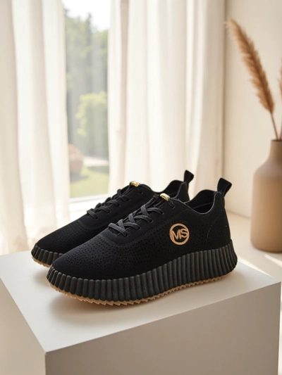 Royalfashion Women's perforated sport sneakers Tobin