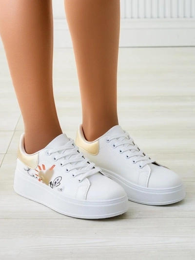 Royalfashion Sieviešu platformas čības ar druku Alcape