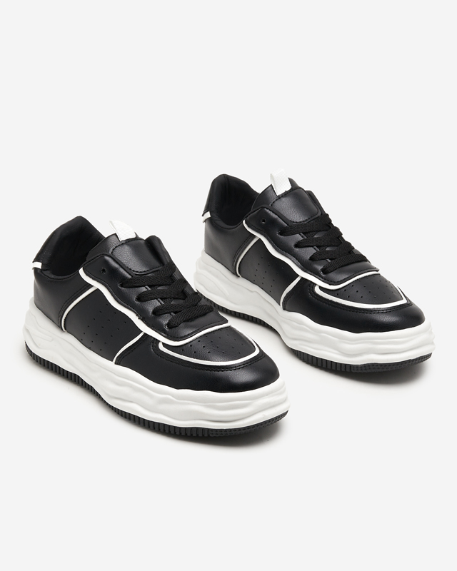 Black women's sports shoes with Dekavi inserts - Footwear