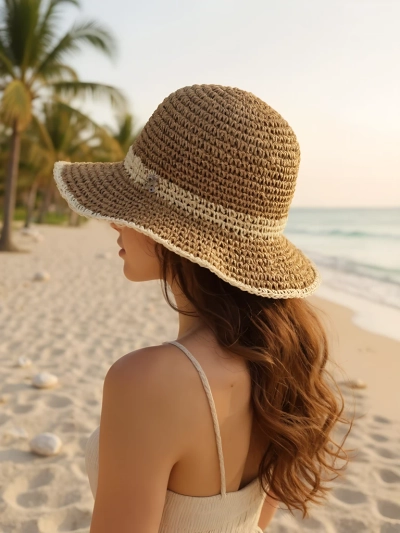 Royalfashion Женская соломенная шляпа Sun Bloom