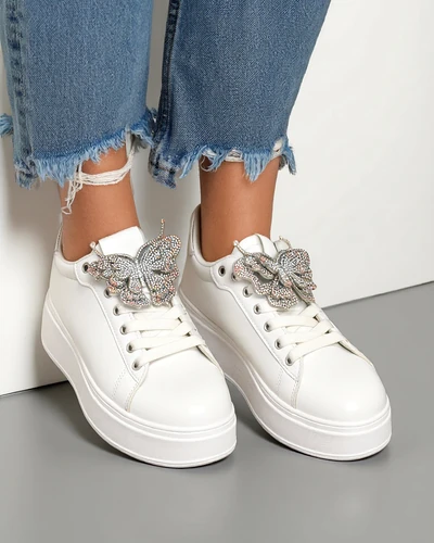 Royalfashion Sieviešu platformas sporta apavi ar tauriņu Obellay