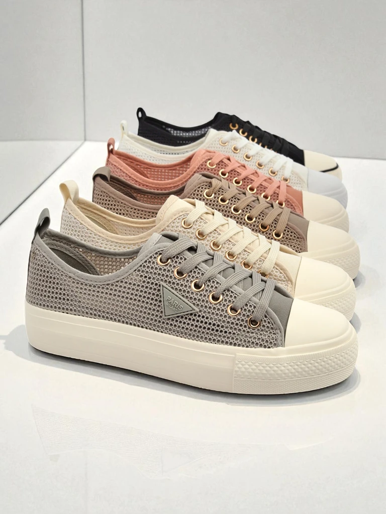 Женские кроссовки Callista Mesh Light Grey – комфорт и стиль на лето и осень