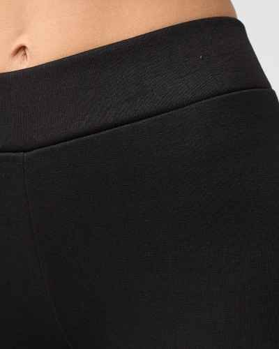 Black insulated women's leggings- Clothing