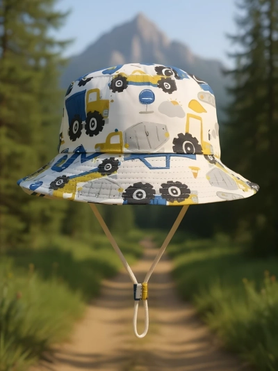 Royalfashion Bērnu panamas cepure ar jautriem ielāpiem