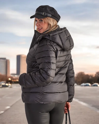 Royalfashion women's quilted winter jacket