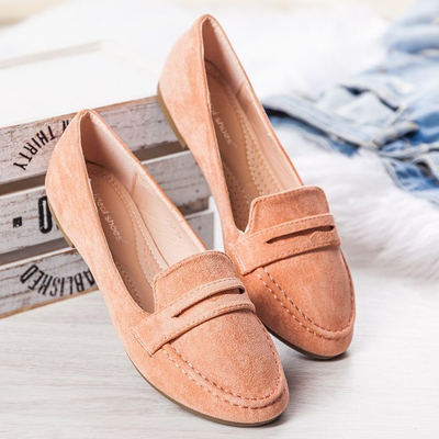 Pink moccasins with round toe Francis - Footwear 1