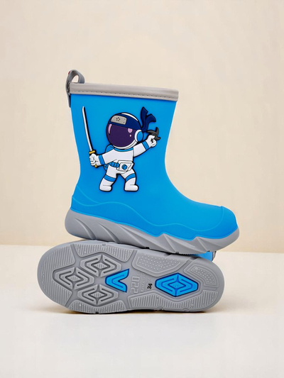 Royalfashion Children’s rain boots with cosmonaut Cosmos Boy
