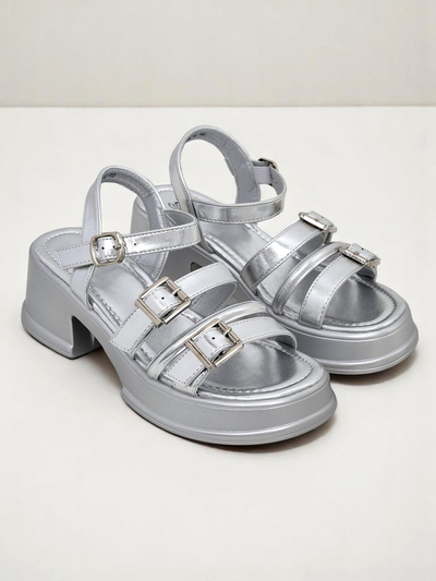 Royal Fashion Women's Low Block Heel Sandals Otteze