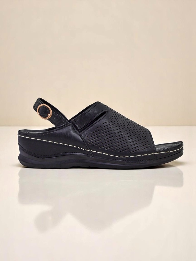 Royalfashion Women's Low Wedge Sandals Mira