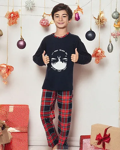 Royalfashion Christmas children's print pajamas