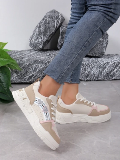 Royalfashion Women's sneakers with glitter Samoles