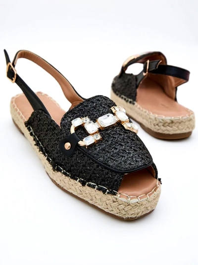 Royalfashion Women's espadrilles with detached toes