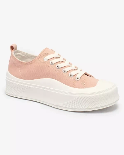 Royalfashion Pink Luceri platform sports sneakers