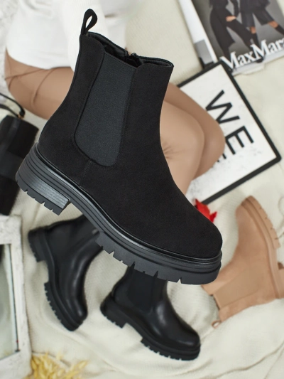 Women's Chelsea boots made of eco-suede Lunvor