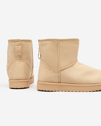 Royalfashion Women's boots a'la snow boots in beige Regodo