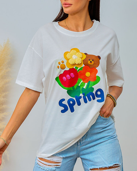 Royalfashion Sieviešu krekliņš ar apdruku