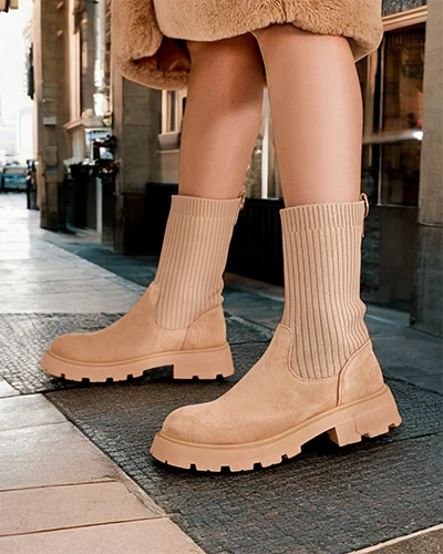 Royalfashion Sieviešu iedurkņu zābaki Derette