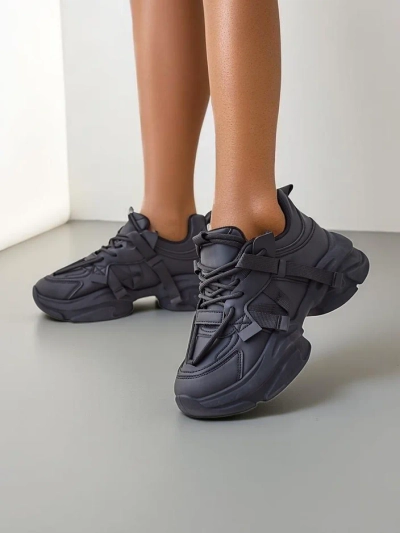 Royalfashion Women's platform sports sneakers Rensis