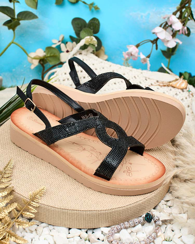 Royalfashion Sieviešu sandales Elova Zirconia