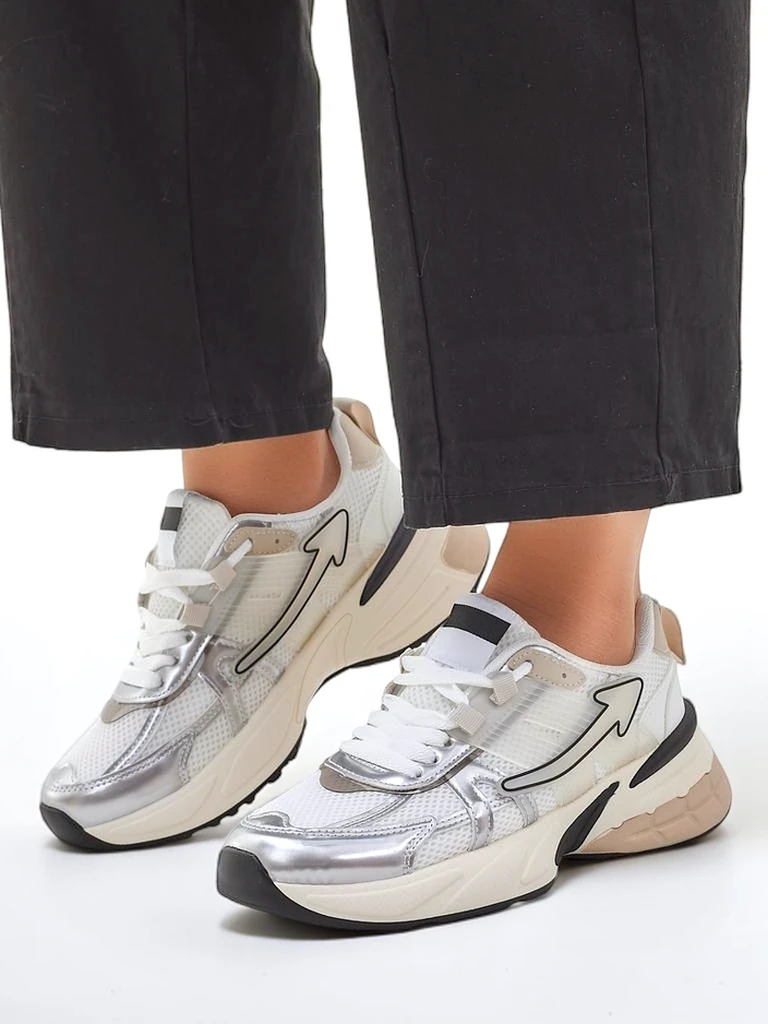 Royalfashion Women's Sports Sneakers on a thicker sole Beysa